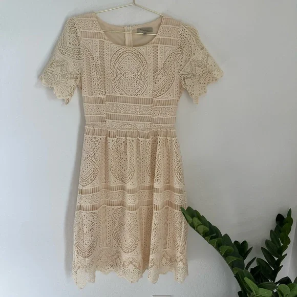chinese dress ladies Polagram Big Rose Print Woven Maxi Dress in Cream/Red 1XL